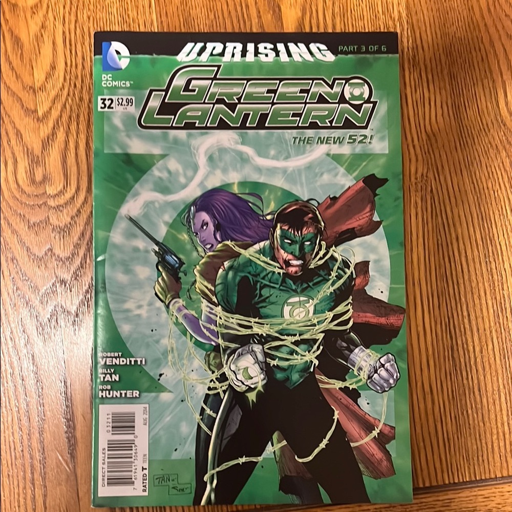 DC Comics Green Lantern #32 The New 52 Comic Book - Uprising Part 3